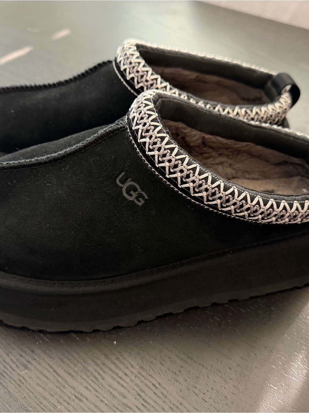 UGG Tazz II Platform Slip-On Clog - Black - Picture 2 of 5